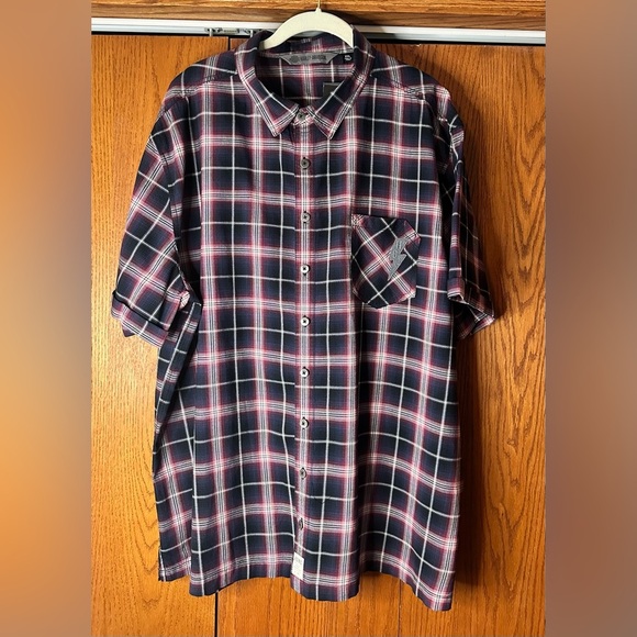 Harley-Davidson Other - NWT Harley-Davidson Motorcycle HDMC Button Front Plaid Shirt Men’s Size 2XL